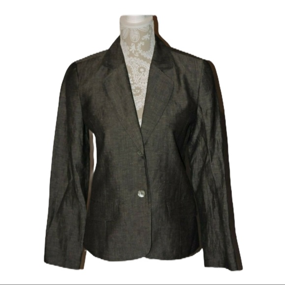 Chico's Jackets & Blazers - Chicos 0.5 Gray Blazer Womens Small 6